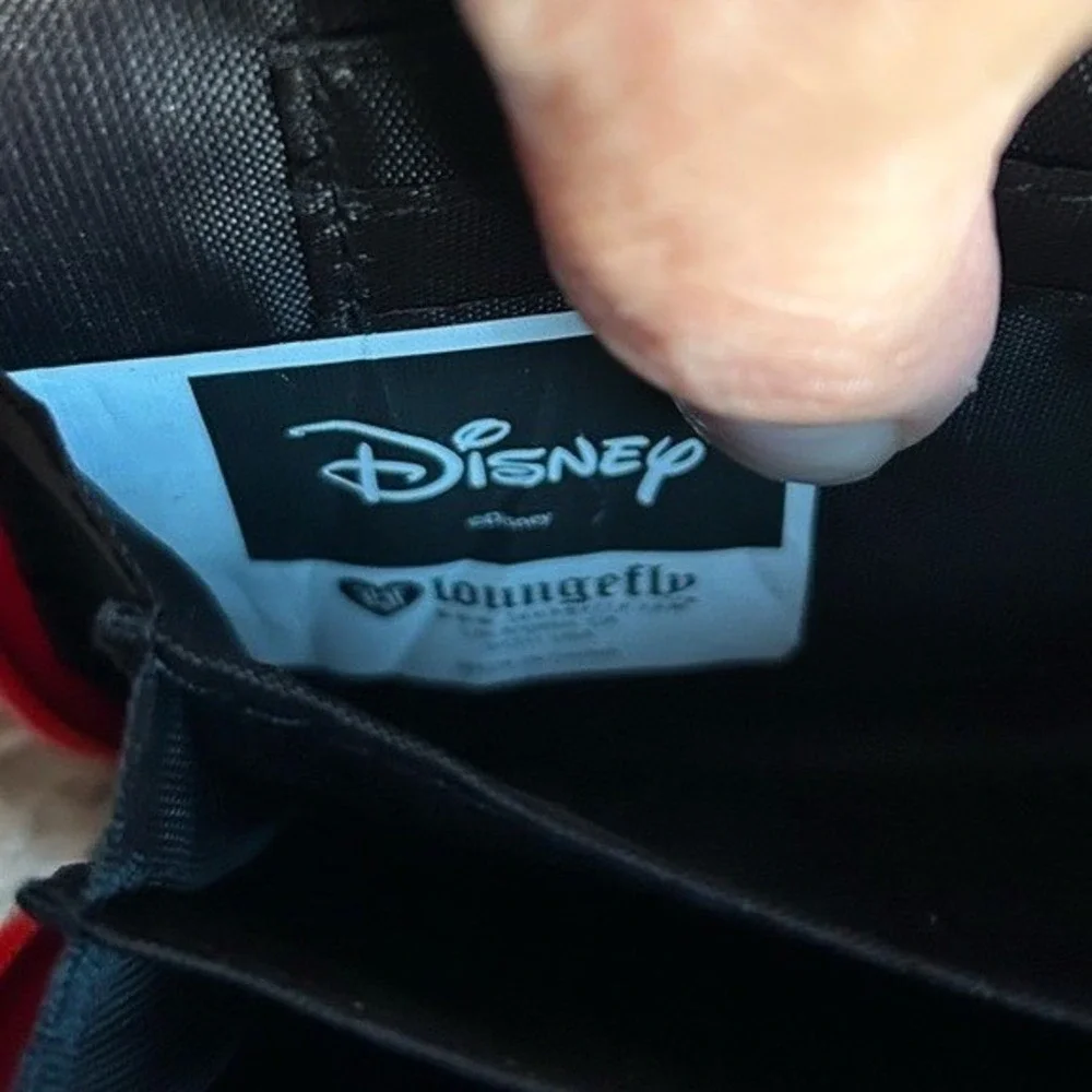 Loungefly Heart Logo OG Disney Minnie Mouse‎ Red Polka Dot Zip Around Wallet